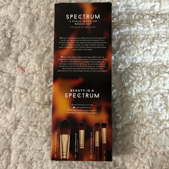 Spectrum Pantherine 3 Piece Makeup Brush Set - Picture 5 of 6